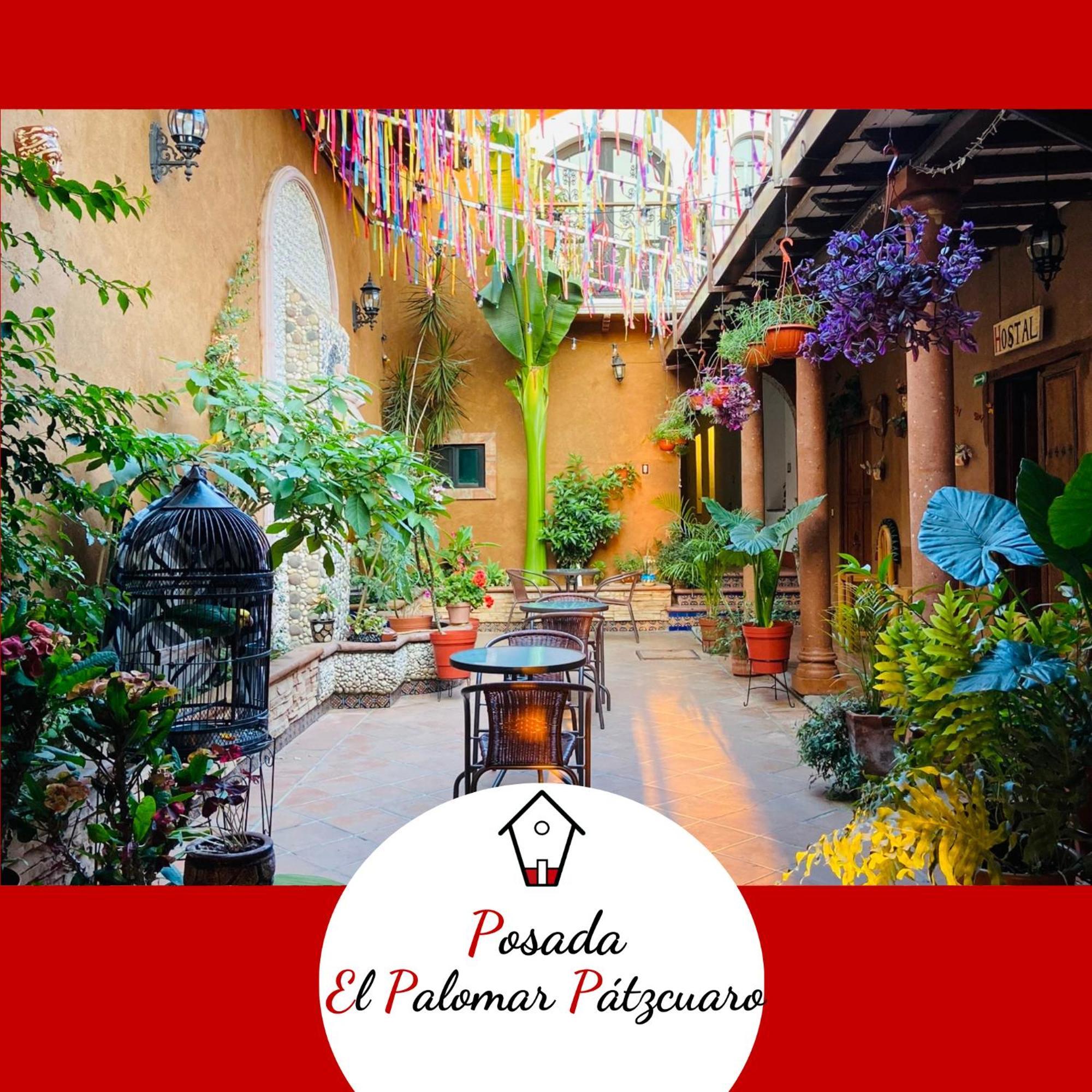 Posada El Palomar Patzcuaro Bagian luar foto