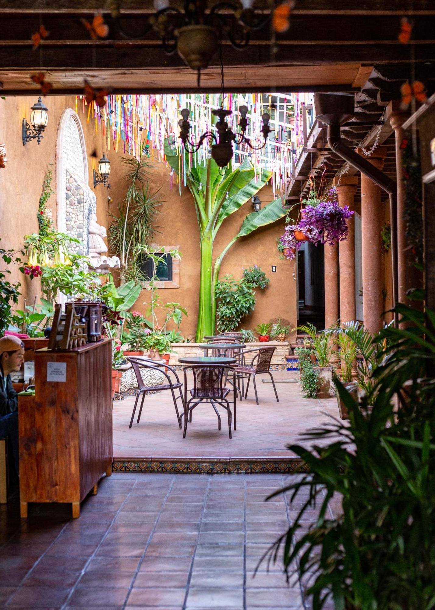 Posada El Palomar Patzcuaro Bagian luar foto
