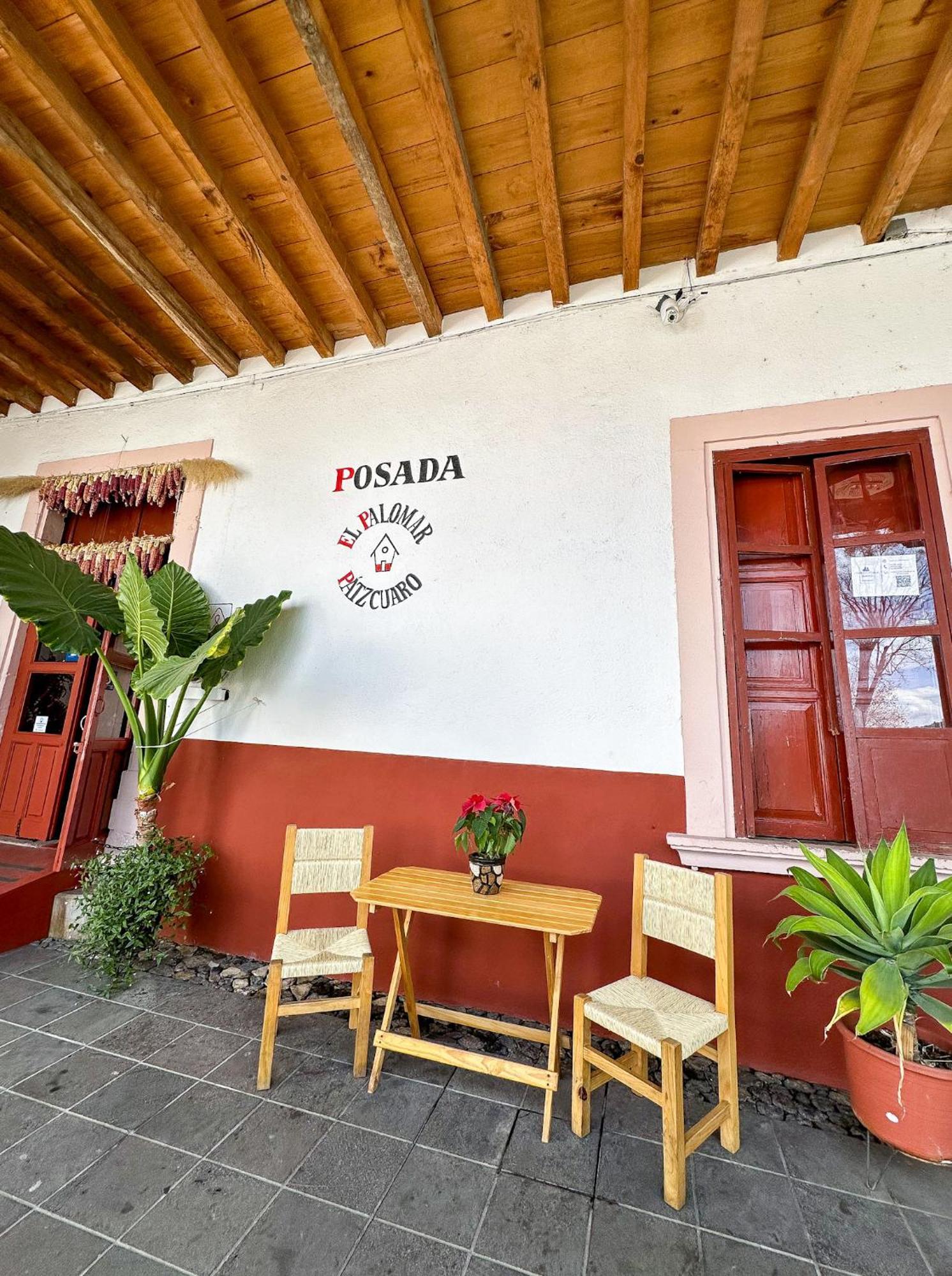 Posada El Palomar Patzcuaro Bagian luar foto